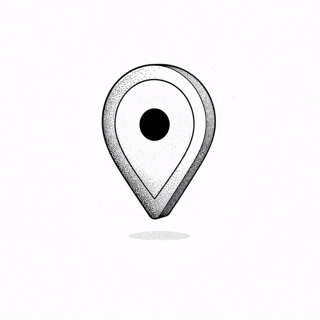 Location pin illustration animation